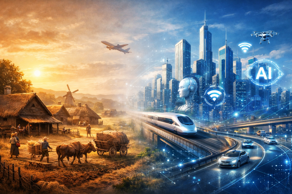 The Transformation of the Old World into the Modern World